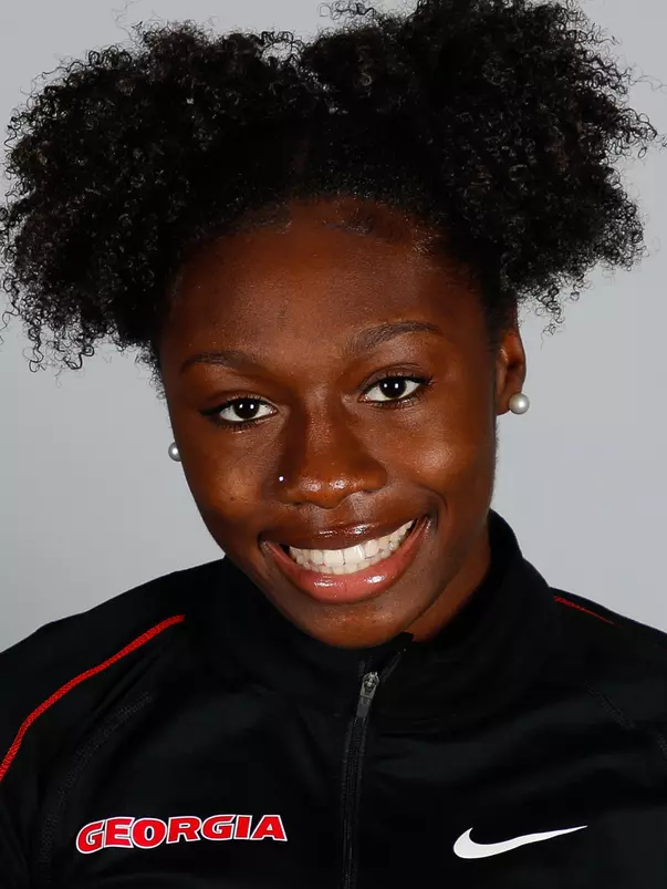Georgia track and field Titiana Marsh poses for a portrait in Butts-Mehre Heritage Hall in Athens, Ga., on Wednesday, Nov., 7, 2018. (Photo by Kristin M. Bradshaw)