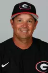 Georgia baseball volunteer coach Mitch Gaspard poses for a portrait in Butts-Mehre Heritage Hall in Athens, Ga., on Thursday, Aug., 16, 2018. (Photo by Kristin M. Bradshaw)