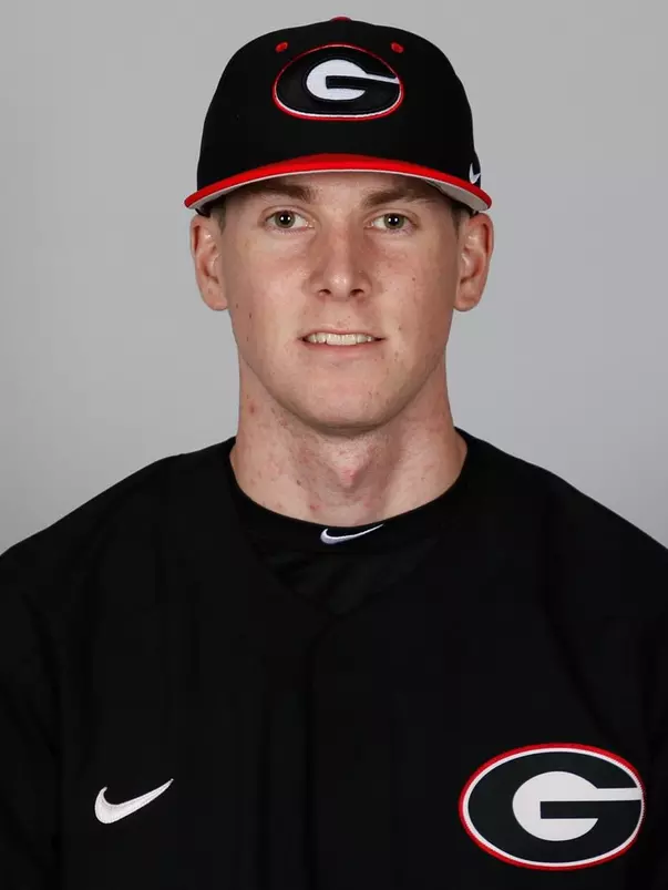 Georgia baseball player Garrett Brown (45) poses for a portrait in Butts-Mehre Heritage Hall in Athens, Ga., on Thursday, Aug., 16, 2018. (Photo by Kristin M. Bradshaw)