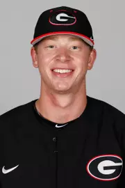 Georgia baseball player Adam Goodman (16) poses for a portrait in Butts-Mehre Heritage Hall in Athens, Ga., on Thursday, Aug., 16, 2018. (Photo by Kristin M. Bradshaw)