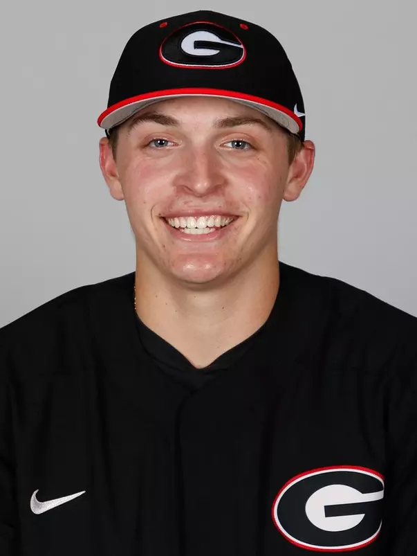 Georgia baseball player Cole Tate (15) poses for a portrait in Butts-Mehre Heritage Hall in Athens, Ga., on Thursday, Aug., 16, 2018. (Photo by Kristin M. Bradshaw)