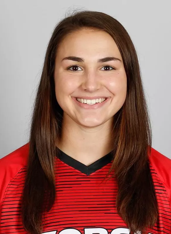 University of Georgia midfielder Katie Higgins poses for a portrait at the Turner Soccer Complex in Athens, Georgia, on Monday, July 30, 2018. (Photo by Kristin M. Bradshaw)