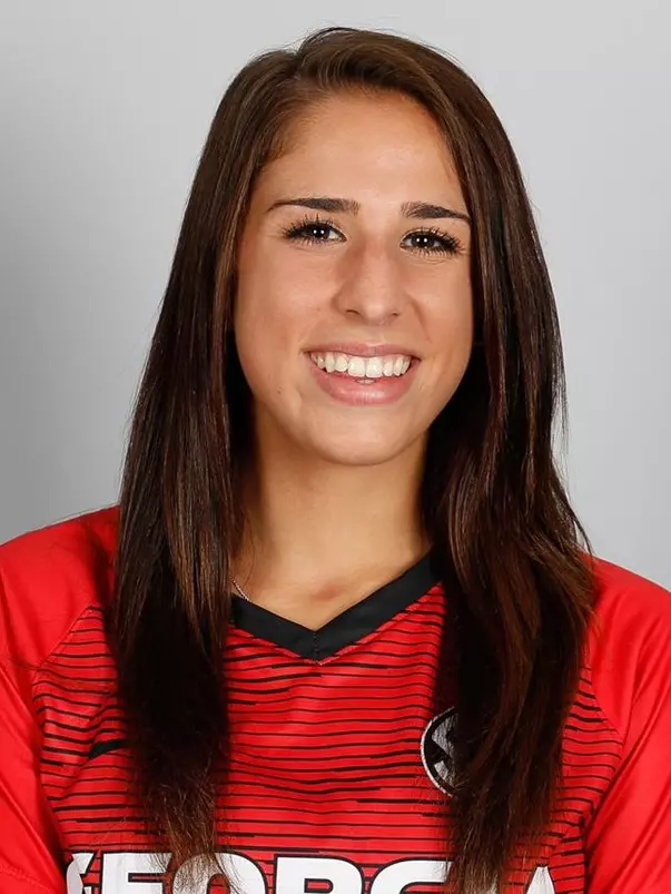 University of Georgia Women's Soccer Jessie Denney poses for a portrait at the Turner Soccer Complex in Athens, Georgia, on Monday, July 30, 2018. (Photo by Kristin M. Bradshaw)