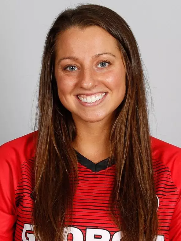 University of Georgia midfielder Sydney Shultis poses for a portrait at the Turner Soccer Complex in Athens, Georgia, on Monday, July 30, 2018. (Photo by Kristin M. Bradshaw)