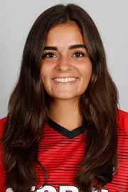 University of Georgia defender Anna Bougas poses for a portrait at the Turner Soccer Complex in Athens, Georgia, on Monday, July 30, 2018. (Photo by Kristin M. Bradshaw)