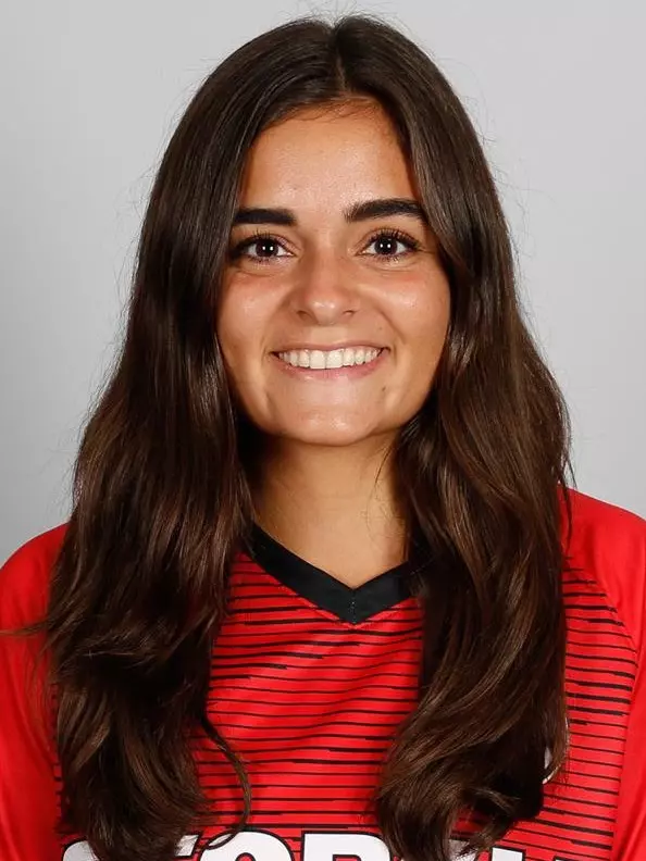 University of Georgia defender Anna Bougas poses for a portrait at the Turner Soccer Complex in Athens, Georgia, on Monday, July 30, 2018. (Photo by Kristin M. Bradshaw)