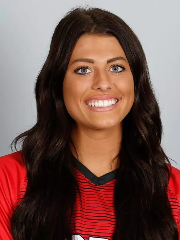 University of Georgia midfielder Keely Cartrett poses for a portrait at the Turner Soccer Complex in Athens, Georgia, on Monday, July 30, 2018. (Photo by Kristin M. Bradshaw)