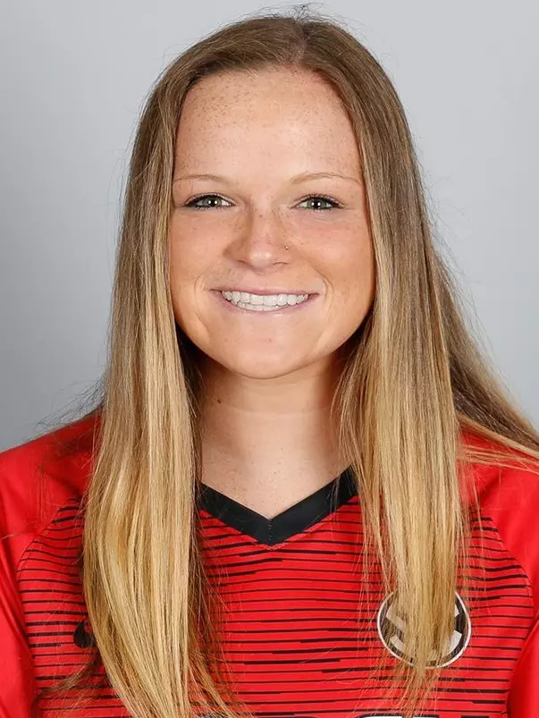 University of Georgia Women's Soccer Kristen Edmond poses for a portrait at the Turner Soccer Complex in Athens, Georgia, on Monday, July 30, 2018. (Photo by Kristin M. Bradshaw)
