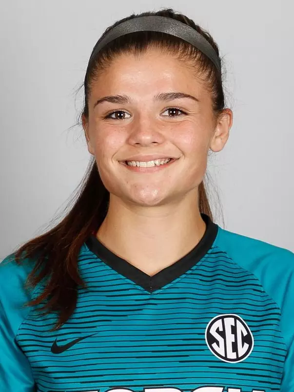 University of Georgia Women's Soccer Emory Wegener poses for a portrait at the Turner Soccer Complex in Athens, Georgia, on Monday, July 30, 2018. (Photo by Kristin M. Bradshaw)