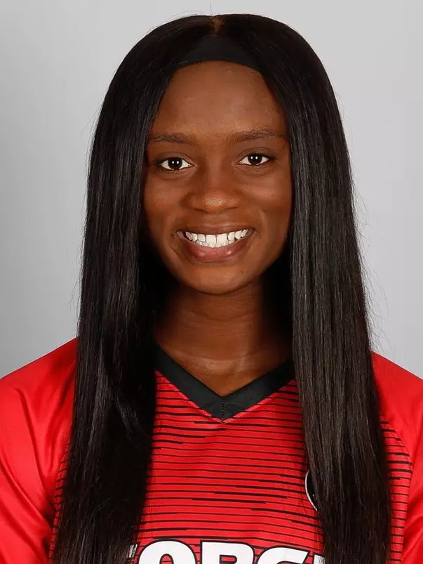 University of Georgia Women's Soccer Cecily Mohammed poses for a portrait at the Turner Soccer Complex in Athens, Georgia, on Monday, July 30, 2018. (Photo by Kristin M. Bradshaw)