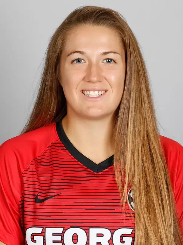 University of Georgia Women's Soccer Bella Ponzi poses for a portrait at the Turner Soccer Complex in Athens, Georgia, on Monday, July 30, 2018. (Photo by Kristin M. Bradshaw)