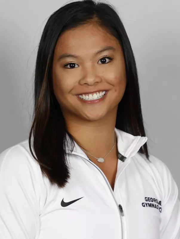 Georgia GymDog Mickayla Magee poses for a portrait in Stegeman Coliseum in Athens, Ga., on Friday, Aug., 24, 2018. (Photo by Kristin M. Bradshaw)