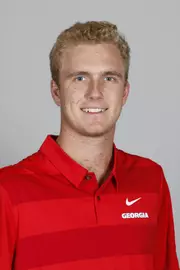 Georgia tennis player Walker Duncan poses for a portrait in Butts-Mehre Heritage Hall in Athens, Ga., on Thursday, Aug., 23, 2018. (Photo by Kristin M. Bradshaw)
