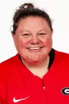 Head shot of UGA women's golf coach Erika Brennan.