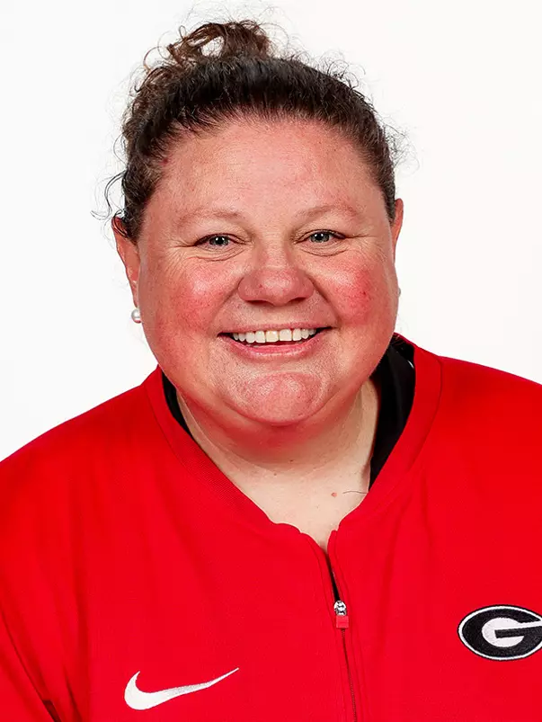Head shot of UGA women's golf coach Erika Brennan.