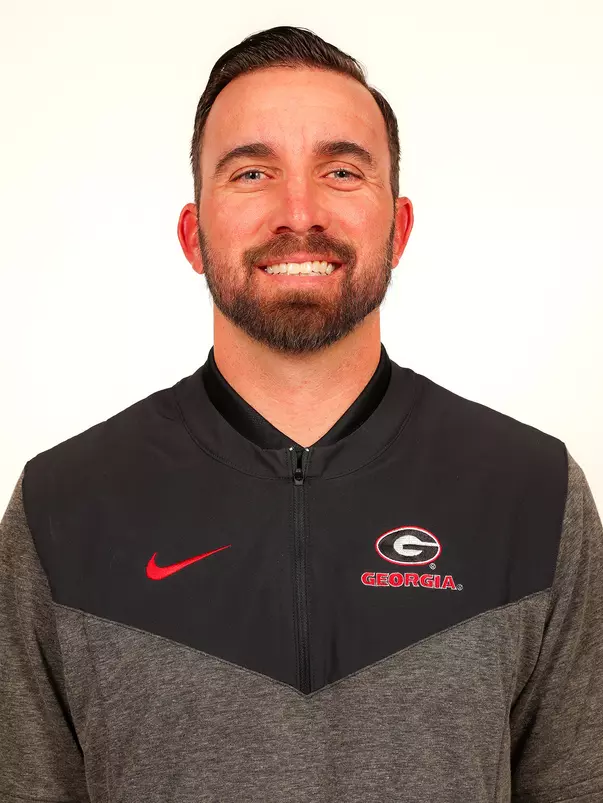 Associate women's golf head coach Dalton Stevens head shot (photo by Kari Hodges).