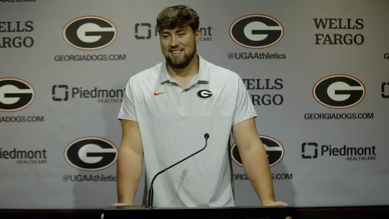 Georgia Football - Monroe Freeling Bye Week Press Conference