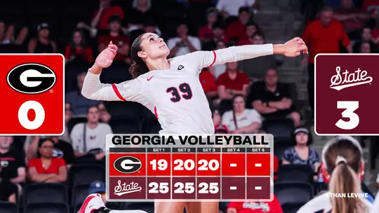 26VB Score - Georgia 0, Mississippi State 3
