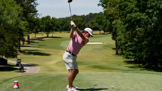 Georgia golfer Grayson Wood during the Athens regional of the 2026 NCAA Divison I Men's Golf Championship at the UGA Golf Course in Athens, Ga., on Tuesday, May 19, 2026. (Tony Walsh/UGAAA)
