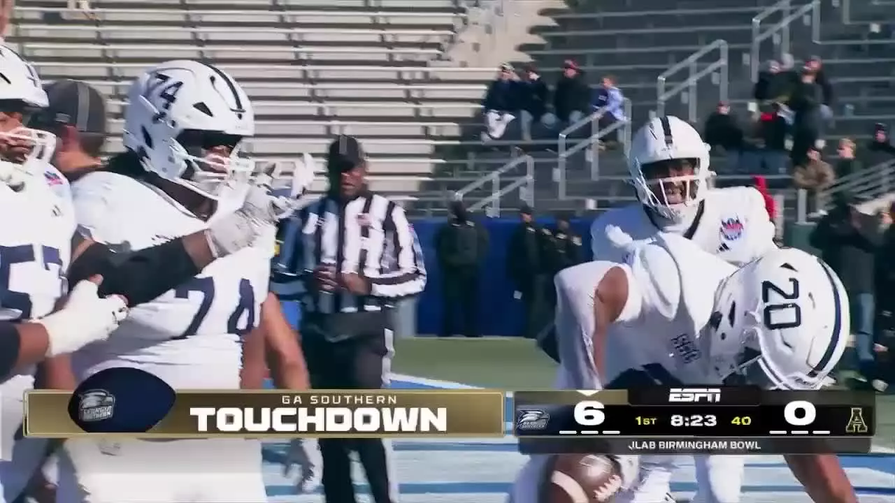 Georgia Southern vs. Appalachian State Highlights: JLab Birmingham Bowl (12/29/25)