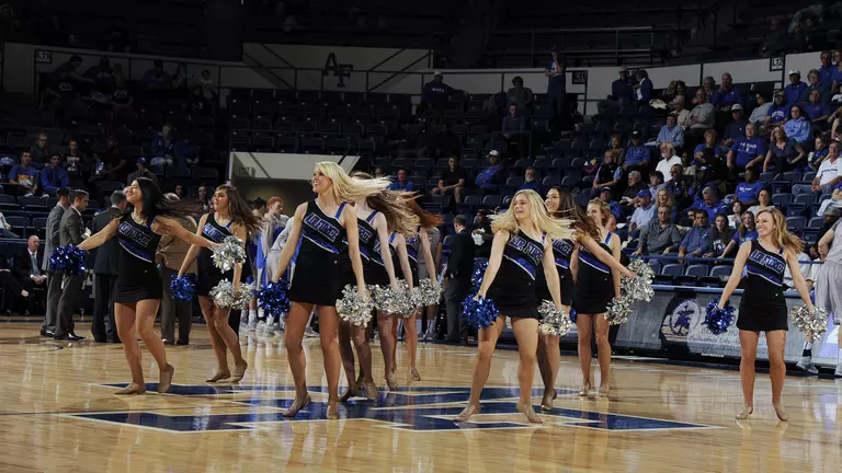 Air Force cheerleaders, dancers leading the way in leadership