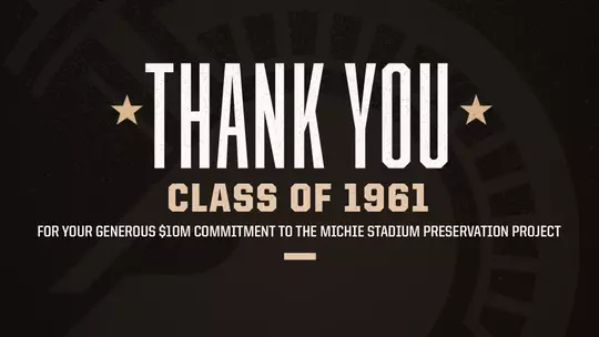 Michie Stadium Preservation Support Spotlight: Class of 1961