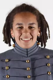 Fiona Hastick Headshot with Cadet full dress gray.