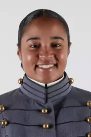 Soliel Montrose Headshot with Cadet full dress gray.