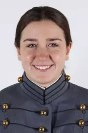 Stella Chartrand Headshot with Cadet full dress gray.