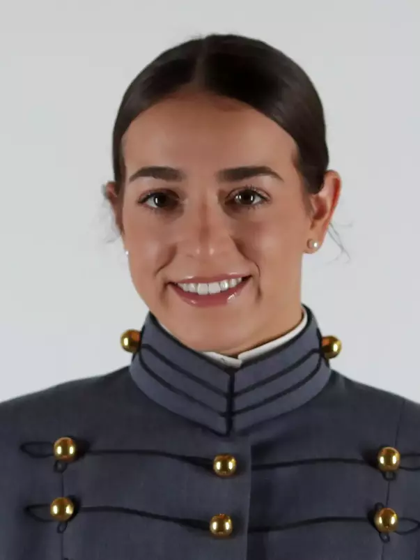 Taylor Wilson Headshot with Cadet full dress gray.