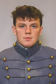 Conor Collins Headshot with Cadet full dress gray.