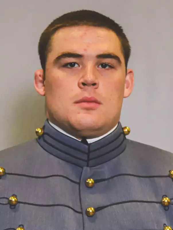 Lucas Stoddard Headshot with Cadet full dress gray.