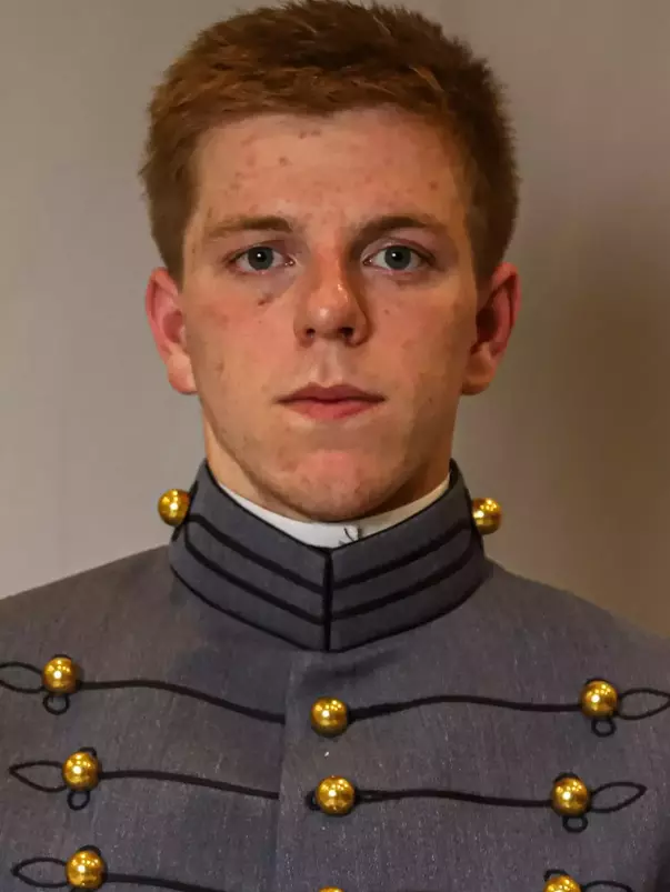 Ian Akers Headshot with Cadet full dress gray.