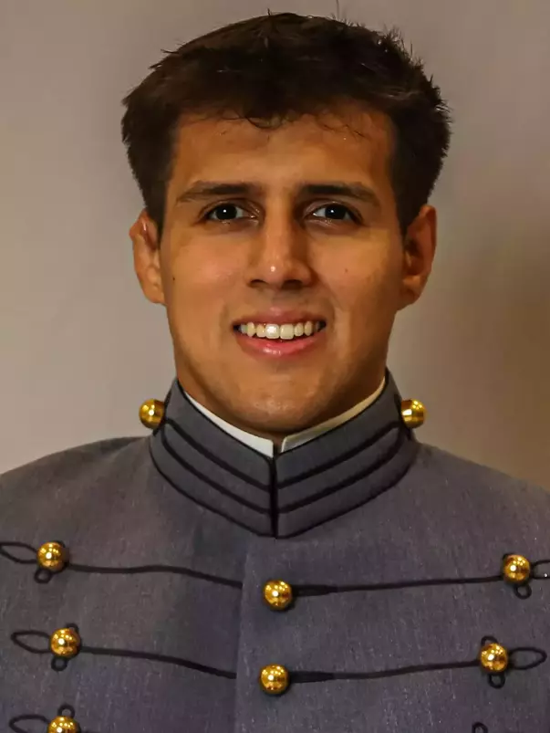 Oscar Aranda Headshot with Cadet full dress gray.