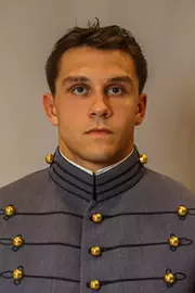 Dave Barrett Headshot with Cadet full dress gray.
