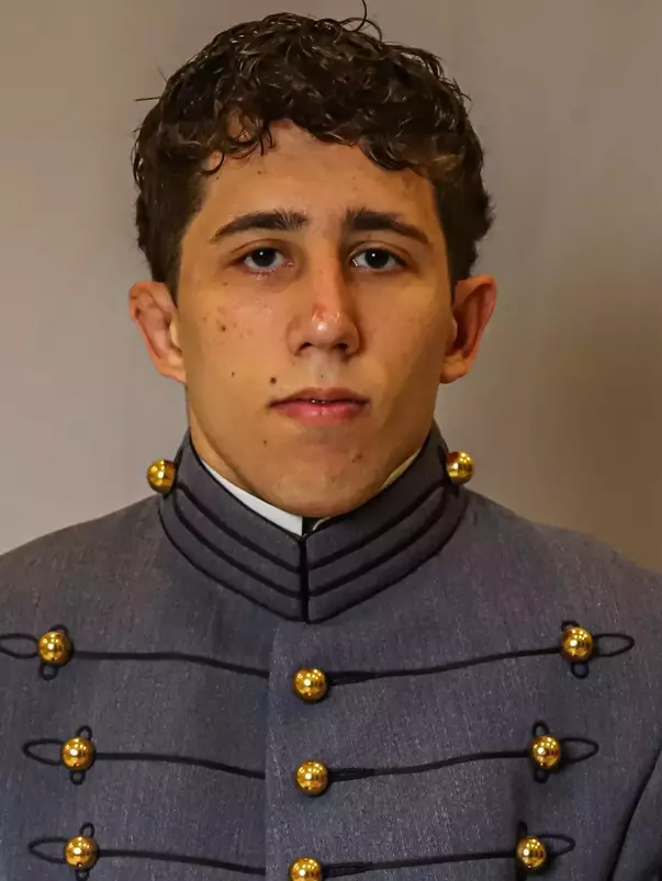 Mason Barvitskie Headshot with Cadet full dress gray.