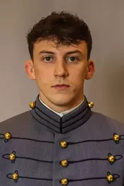 Braden Basile Headshot with Cadet full dress gray.