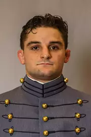 Ethan Berginc Headshot with Cadet full dress gray.
