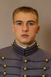 Charlie Farmer Headshot with Cadet full dress gray.