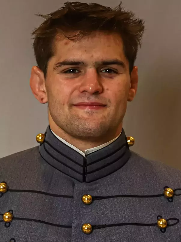 Gunner Filipowicz Headshot with Cadet full dress gray.