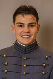 Micah Hanau Headshot with Cadet full dress gray.