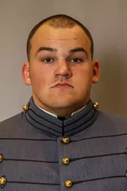 Tristen Hitchock Headshot with Cadet full dress gray.