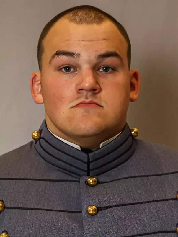 Tristen Hitchock Headshot with Cadet full dress gray.
