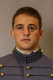 Hayden Hochstrasser Headshot with Cadet full dress gray.
