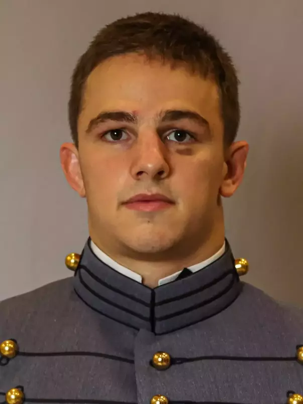 Hayden Hochstrasser Headshot with Cadet full dress gray.