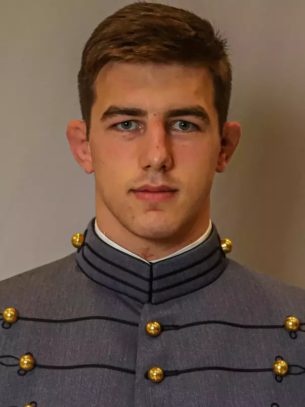 Chris Murphy Headshot with Cadet full dress gray.