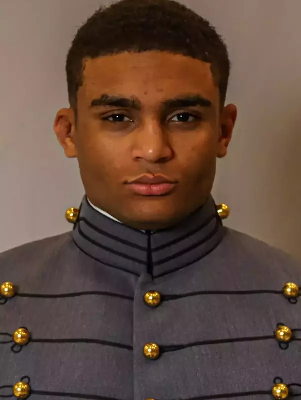 BJ Russell Headshot with Cadet full dress gray.