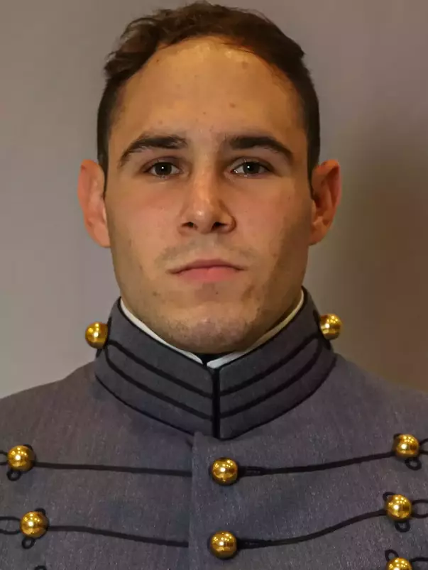 Luke Sirianni Headshot with Cadet full dress gray.