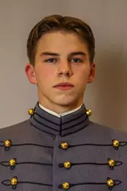 Noah Tonsor Headshot with Cadet full dress gray.