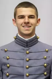 Henry Edwards Headshot with Cadet full dress gray uniform on.